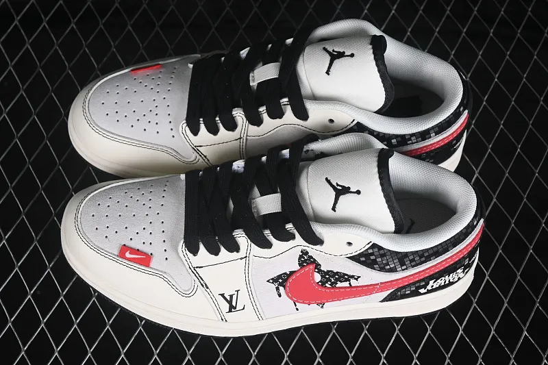All categories Air Jordan Jordan series basketball shoes Air Jordan 1 Low High-end customized low-top sneakers Air Jordan 1 Low OG SP AJ1 Joe 1 joint model low-top cultural casual sneakers CW6688-106